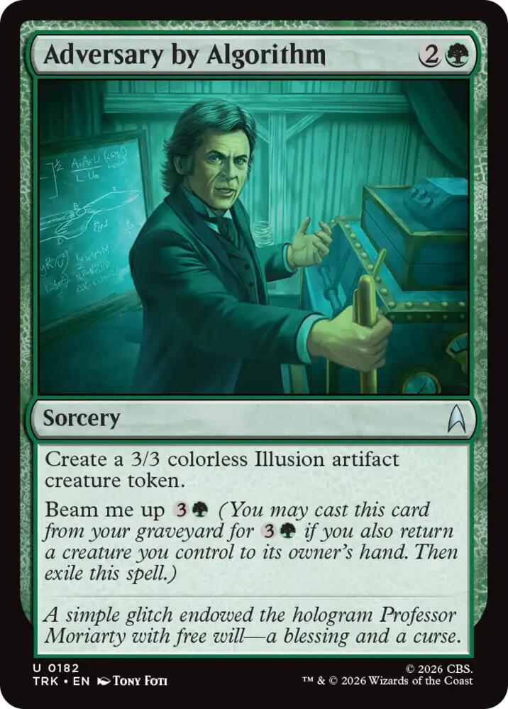 Adversary by Algorithm (182) [Star Trek] | Boutique FDB TCG