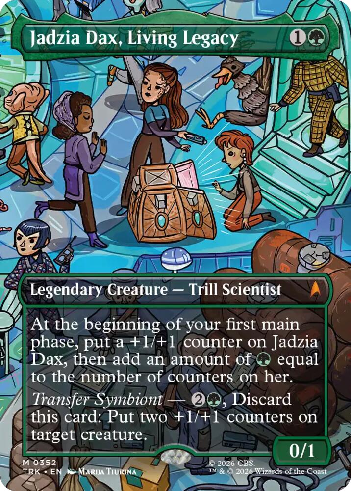 Jadzia Dax, Living Legacy (Borderless) (352) [Star Trek] | Boutique FDB TCG