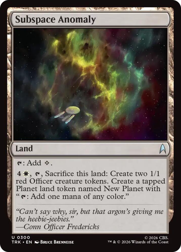 Subspace Anomaly (300) [Star Trek] | Boutique FDB TCG
