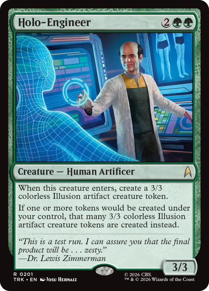 Holo-Engineer (201) [Star Trek] | Boutique FDB TCG