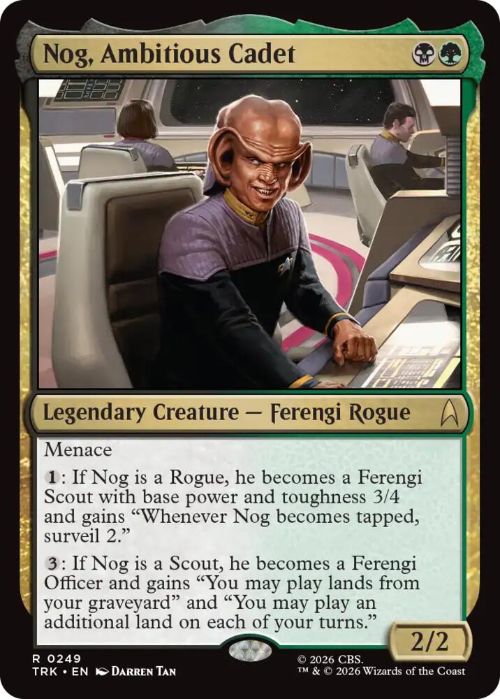 Nog, Ambitious Cadet (249) [Star Trek] | Boutique FDB TCG