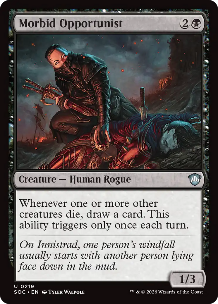 Morbid Opportunist [Secrets of Strixhaven Commander] | Boutique FDB TCG