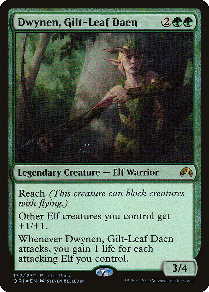 Dwynen, Gilt-Leaf Daen (Intro Pack) [Magic Origins Promos] | Boutique FDB TCG