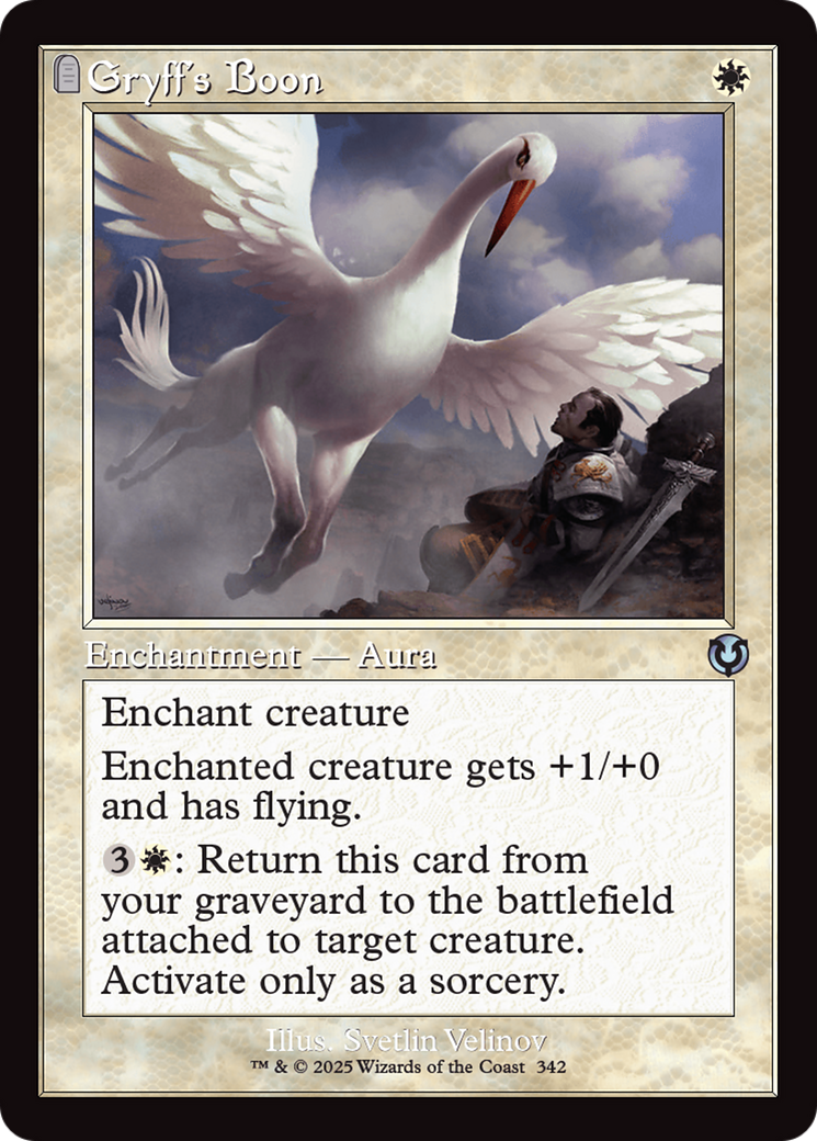 Gryff's Boon (Retro Frame) [Innistrad Remastered] | Boutique FDB TCG
