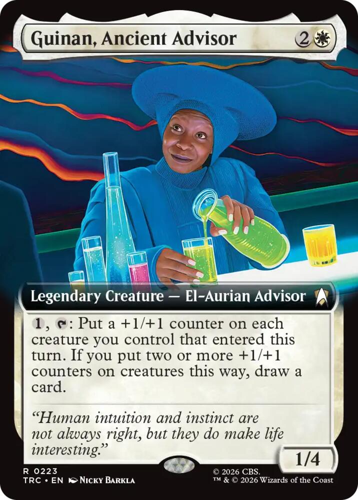 Guinan, Ancient Advisor (Extended Art) (223) [Star Trek Commander] | Boutique FDB TCG