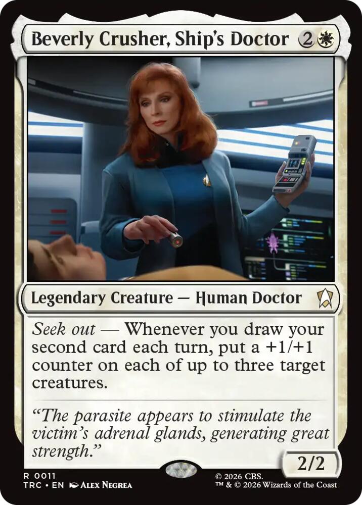Beverly Crusher, Ship's Doctor (11) [Star Trek Commander] | Boutique FDB TCG