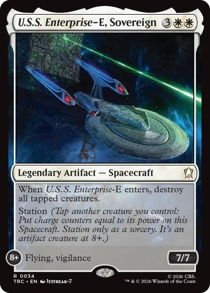 U.S.S. Enterprise-E, Sovereign (34) [Star Trek Commander] | Boutique FDB TCG