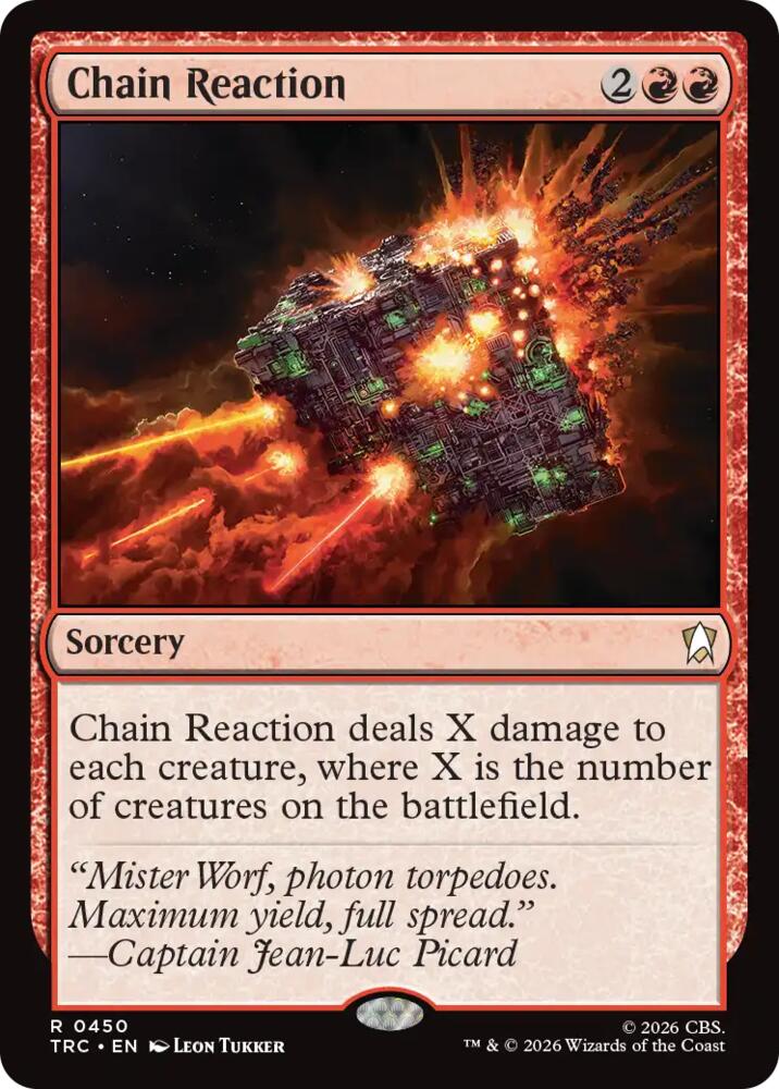 Chain Reaction (450) [Star Trek Commander] | Boutique FDB TCG