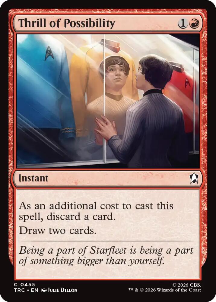 Thrill of Possibility (455) [Star Trek Commander] | Boutique FDB TCG