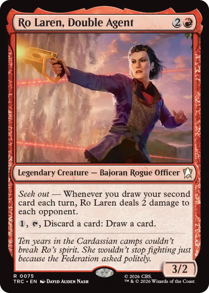 Ro Laren, Double Agent (Surge Foil) (75) [Star Trek Commander] | Boutique FDB TCG
