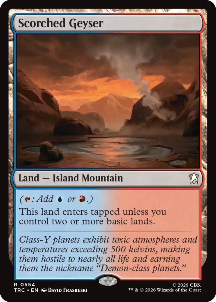 Scorched Geyser (554) [Star Trek Commander] | Boutique FDB TCG