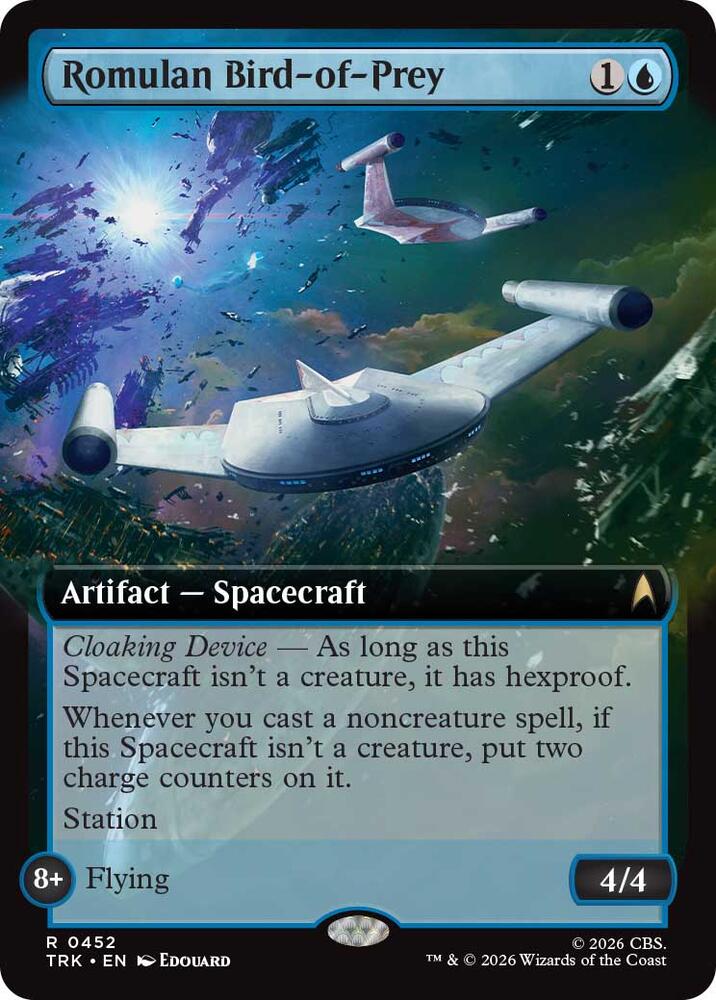 Romulan Bird-of-Prey (Extended Art) (452) [Star Trek] | Boutique FDB TCG
