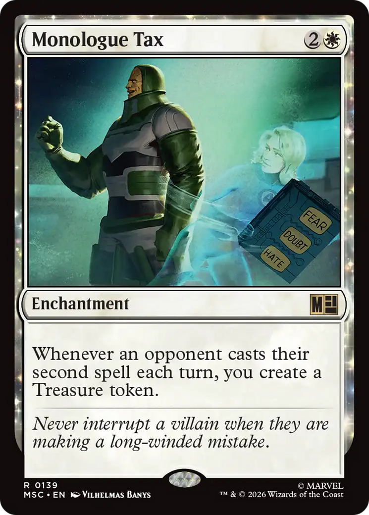 Monologue Tax [Marvel Super Heroes Commander] | Boutique FDB TCG
