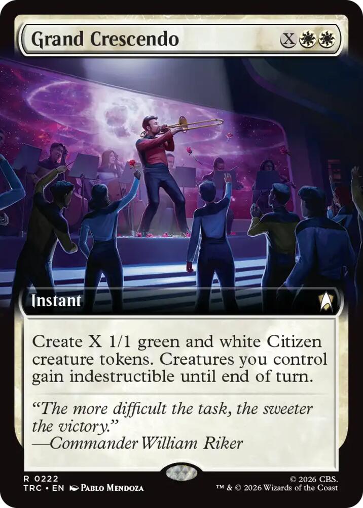 Grand Crescendo (Extended Art) (222) [Star Trek Commander] | Boutique FDB TCG