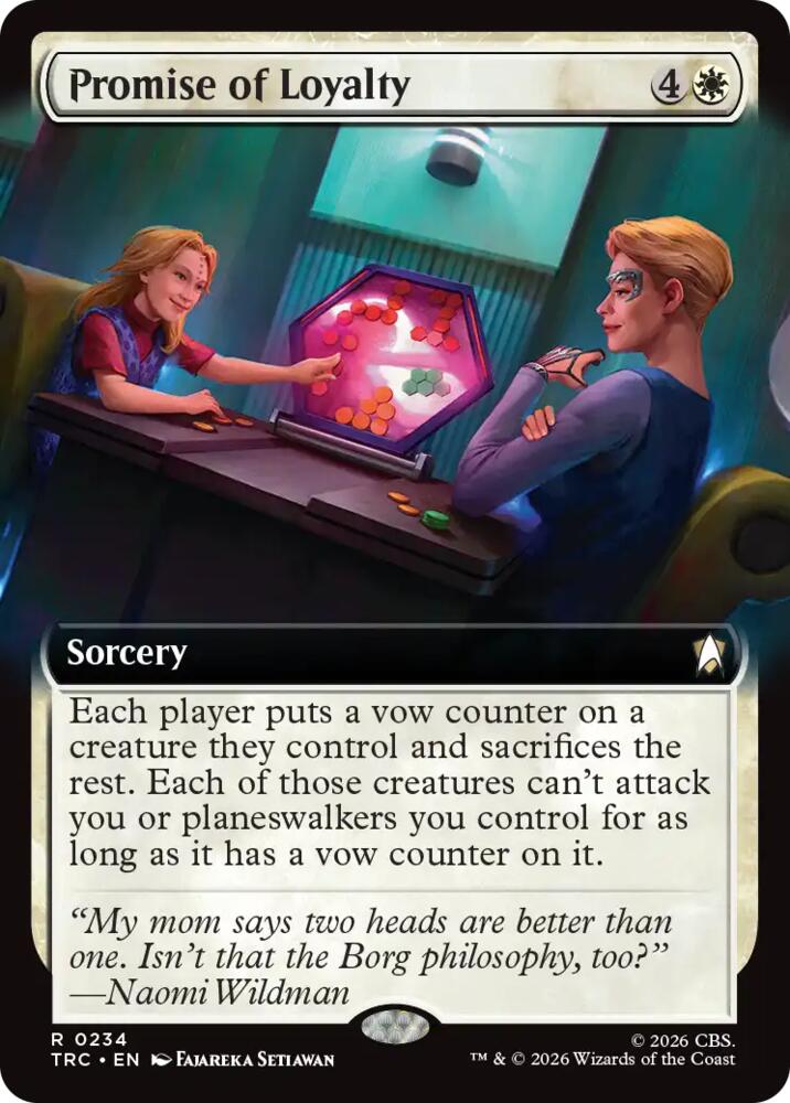 Promise of Loyalty (Extended Art) (234) [Star Trek Commander] | Boutique FDB TCG