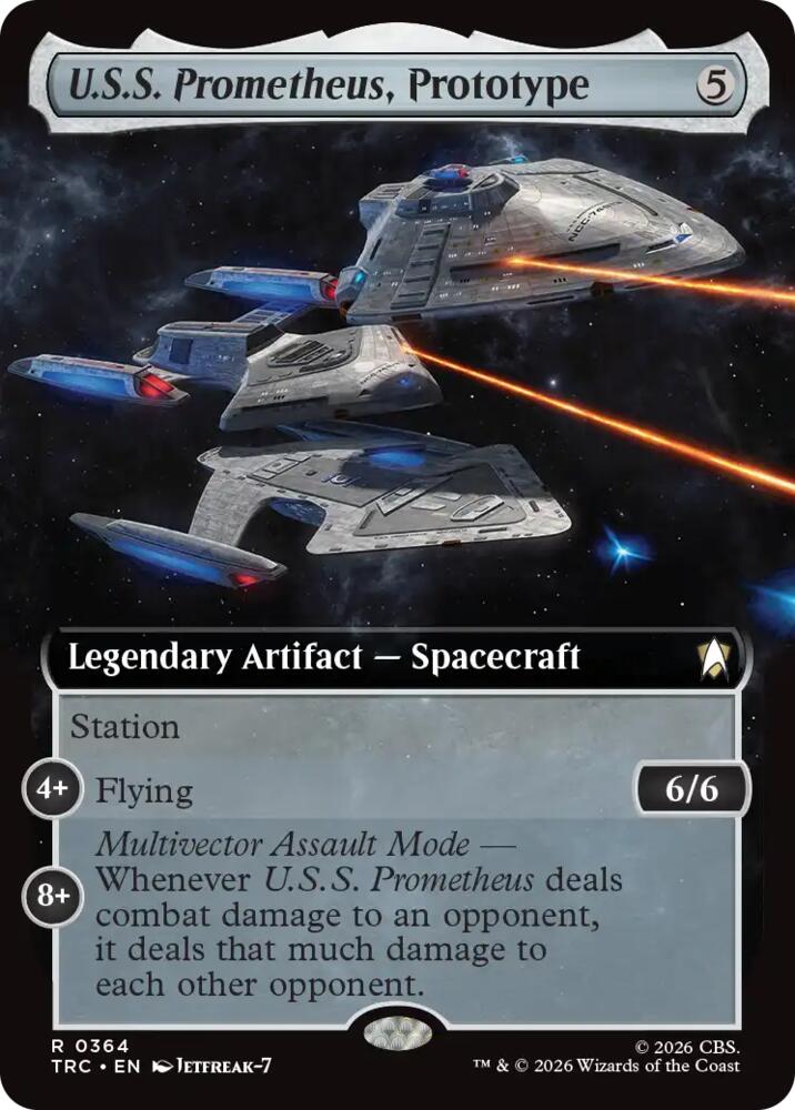 U.S.S. Prometheus, Prototype (Extended Art) (364) [Star Trek Commander] | Boutique FDB TCG