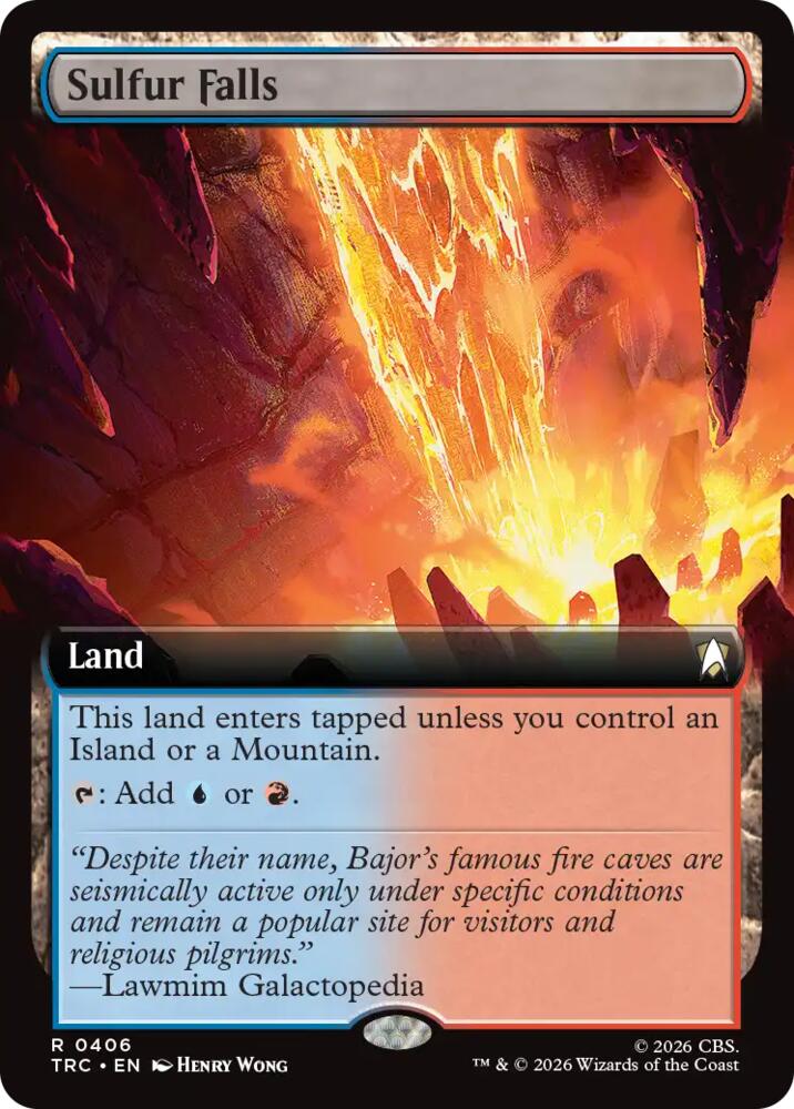 Sulfur Falls (Extended Art) (406) [Star Trek Commander] | Boutique FDB TCG