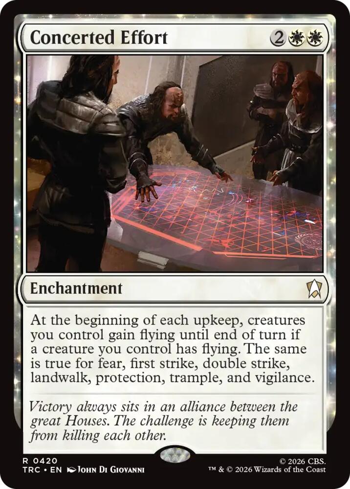 Concerted Effort (Surge Foil) (420) [Star Trek Commander] | Boutique FDB TCG