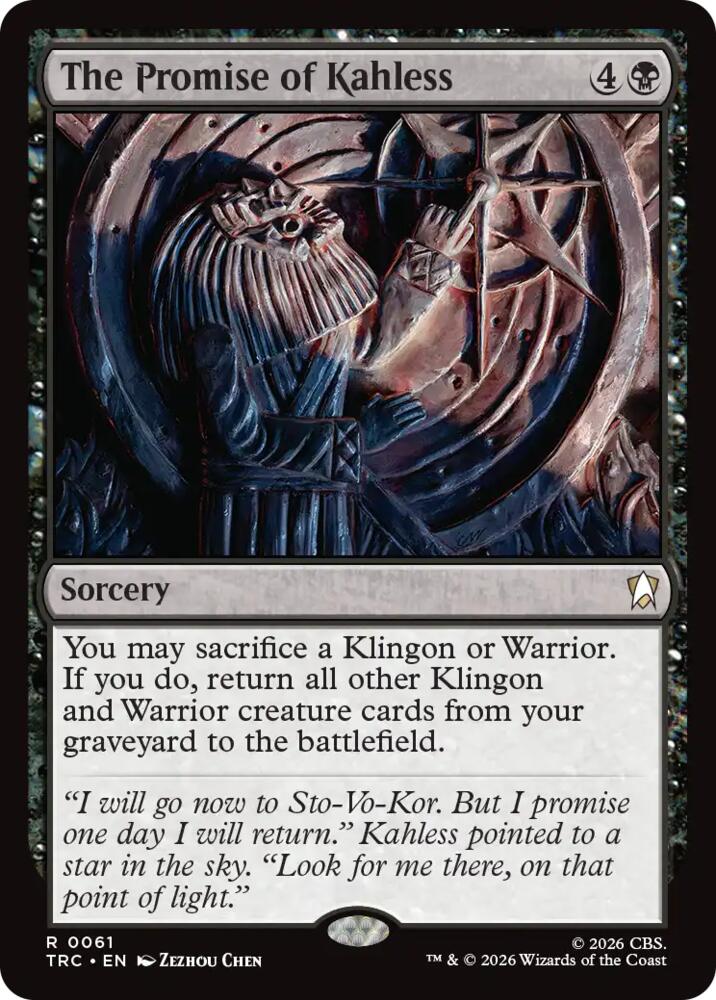 The Promise of Kahless (61) [Star Trek Commander] | Boutique FDB TCG