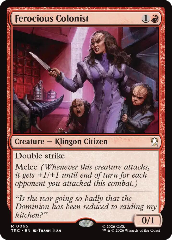 Ferocious Colonist (65) [Star Trek Commander] | Boutique FDB TCG