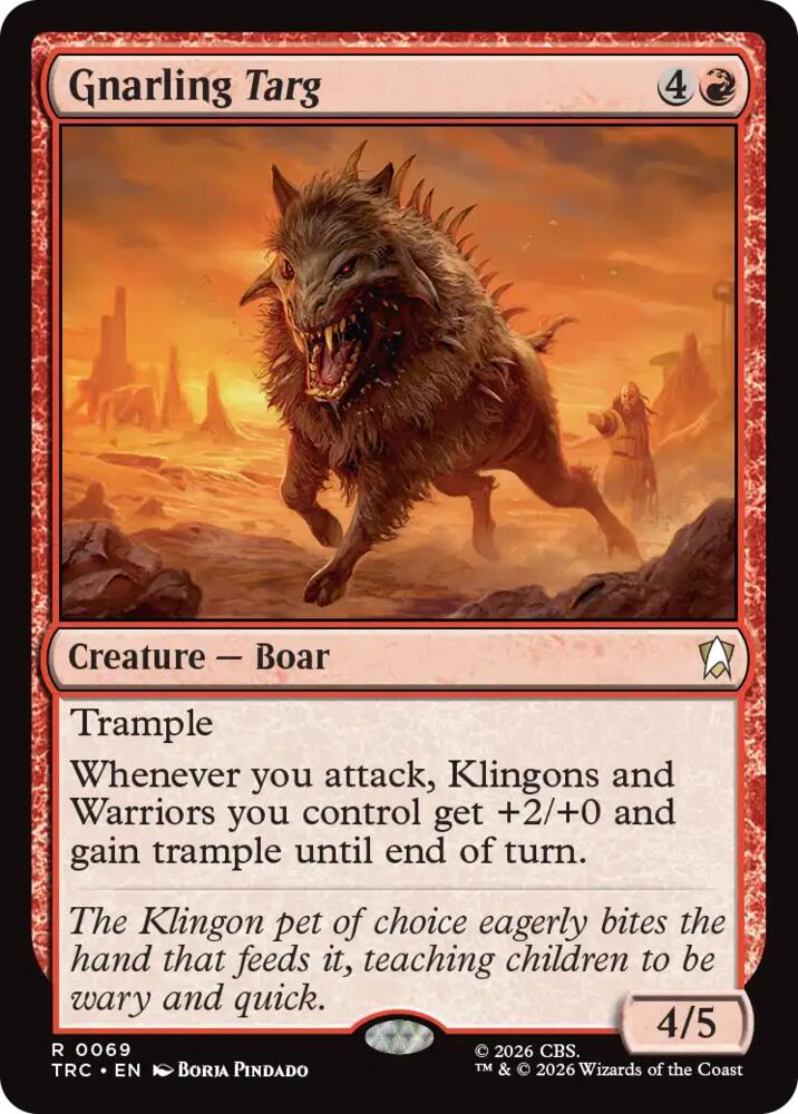 Gnarling Targ (69) [Star Trek Commander] | Boutique FDB TCG