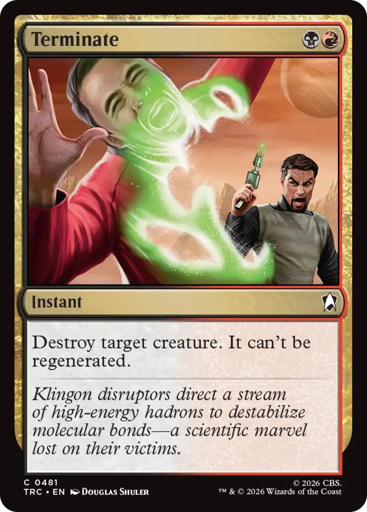 Terminate (481) [Star Trek Commander] | Boutique FDB TCG