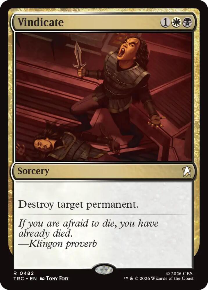 Vindicate (482) [Star Trek Commander] | Boutique FDB TCG