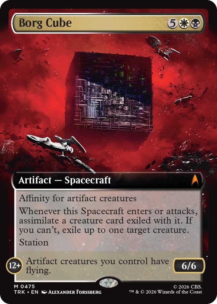 Borg Cube (Extended Art) (475) [Star Trek] | Boutique FDB TCG