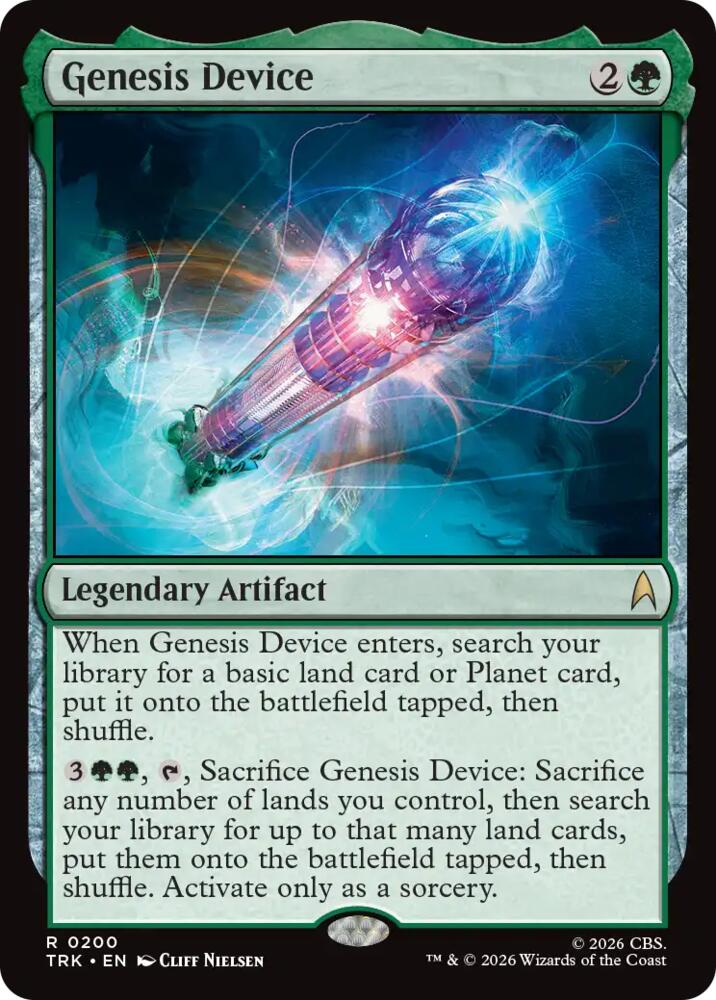 Genesis Device (200) [Star Trek] | Boutique FDB TCG