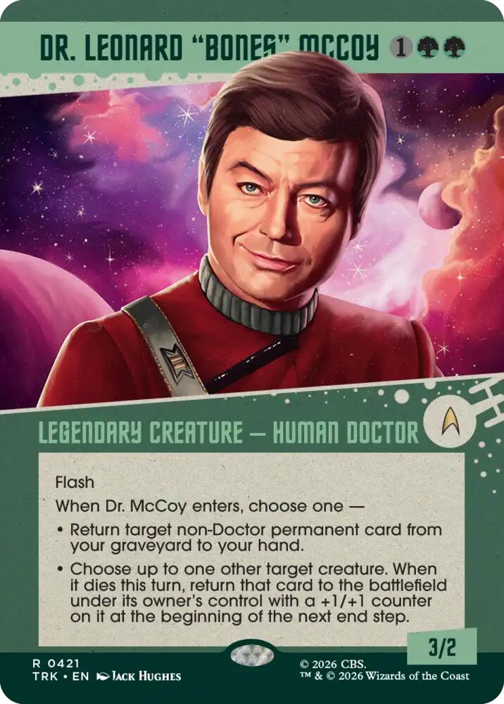 Dr. Leonard "Bones" McCoy (Showcase) (421) [Star Trek] | Boutique FDB TCG