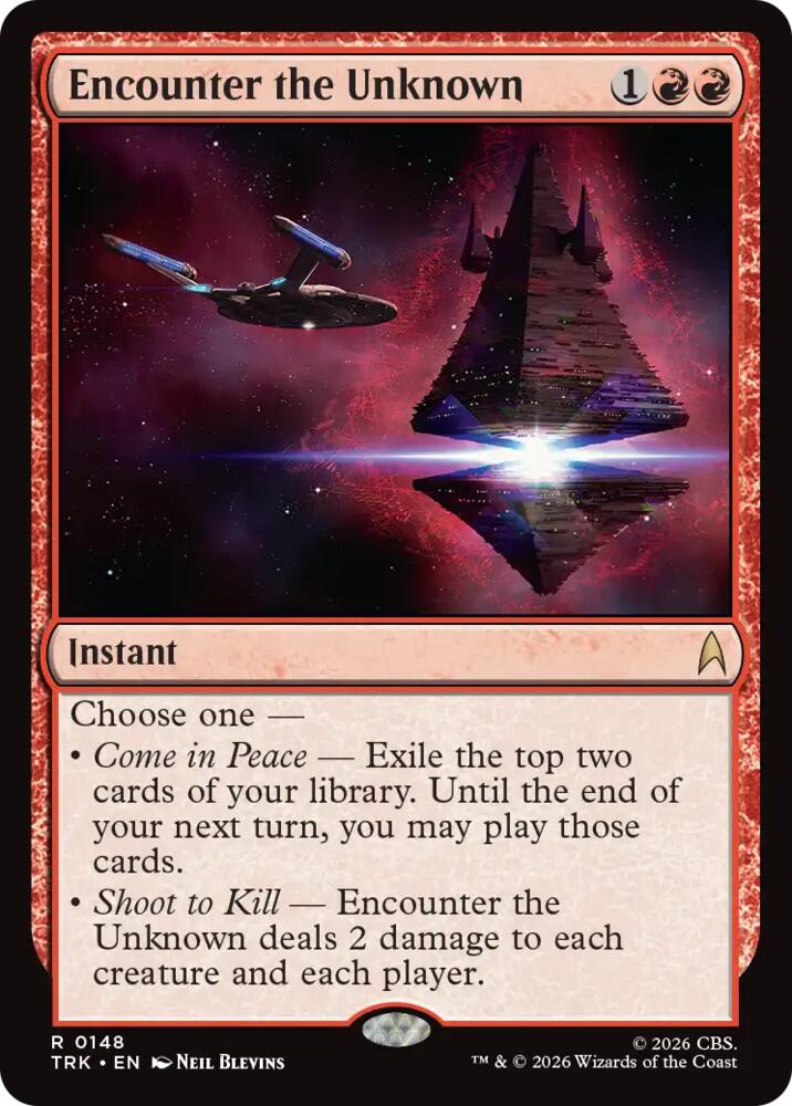Encounter the Unknown (148) [Star Trek] | Boutique FDB TCG