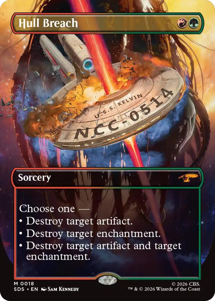 Hull Breach (Borderless) (18) [Star Trek: Stardates] | Boutique FDB TCG
