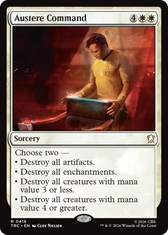 Austere Command (Surge Foil) (418) [Star Trek Commander] | Boutique FDB TCG