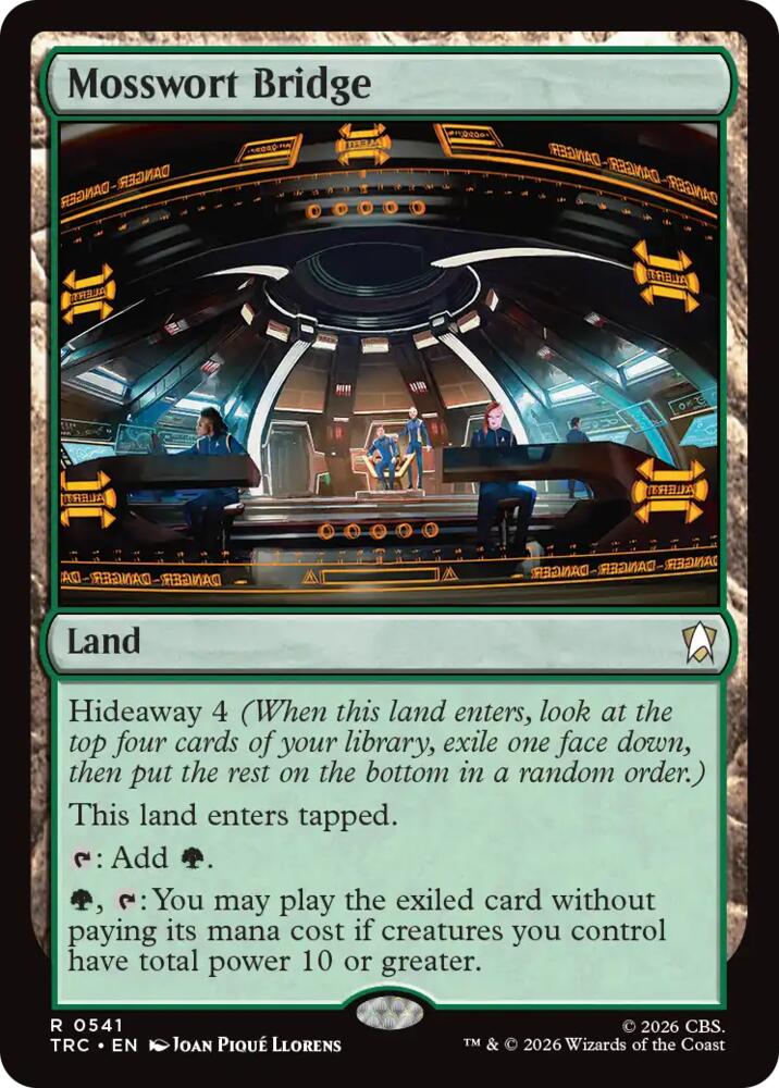 Mosswort Bridge (Surge Foil) (541) [Star Trek Commander] | Boutique FDB TCG