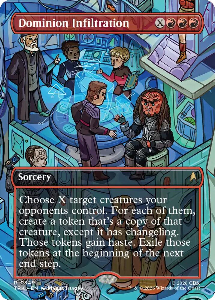 Dominion Infiltration (Borderless) (349) [Star Trek] | Boutique FDB TCG