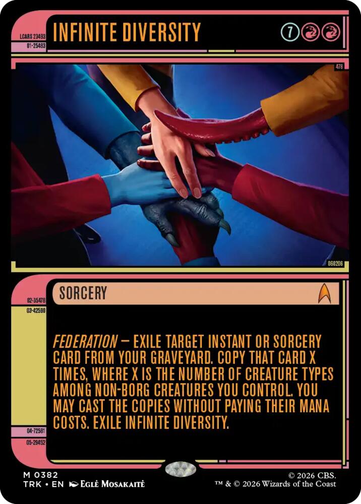 Infinite Diversity (Showcase) (382) [Star Trek] | Boutique FDB TCG
