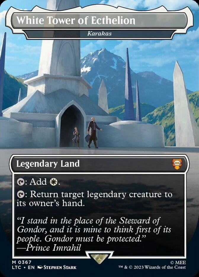 Karakas - White Tower of Ecthelion [The Lord of the Rings: Tales of Middle-Earth Commander] | Boutique FDB TCG