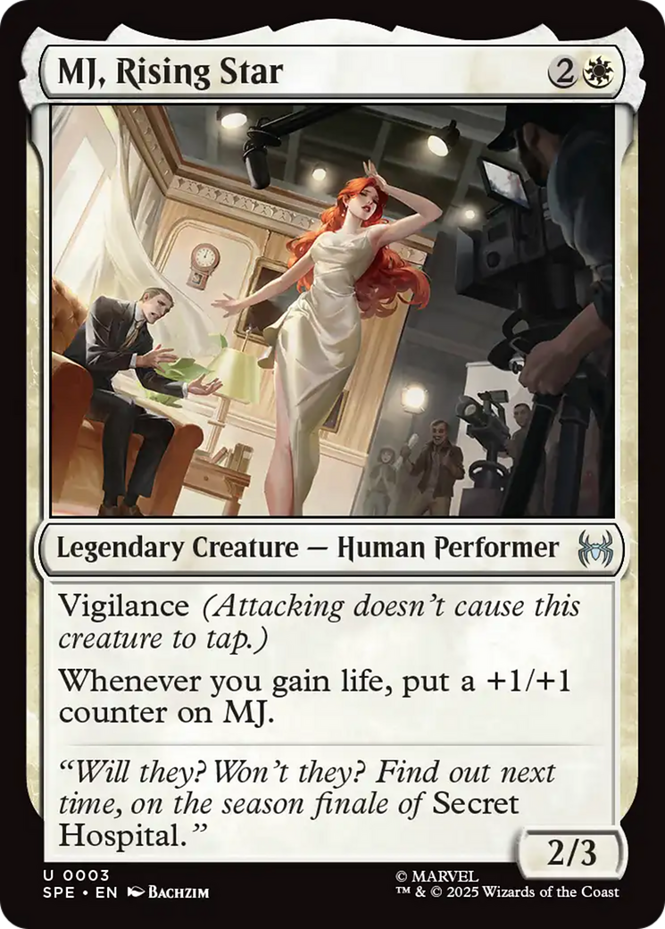 MJ, Rising Star [Marvel's Spider-Man: Eternal-Legal] | Boutique FDB TCG