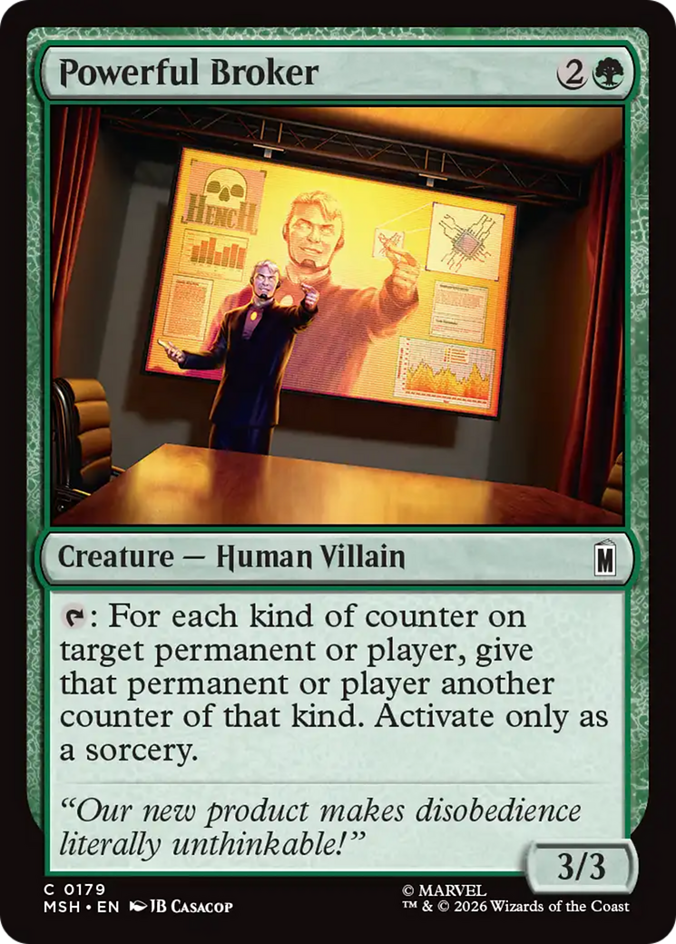 Powerful Broker [Marvel Super Heroes] | Boutique FDB TCG