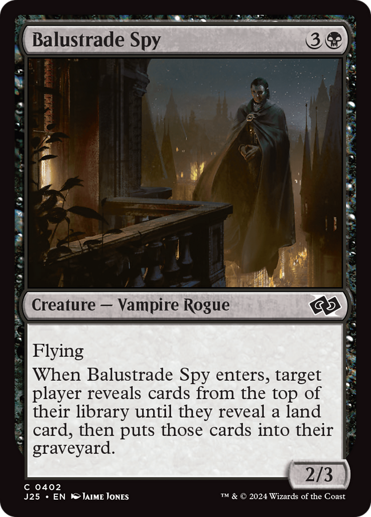 Balustrade Spy [Foundations Jumpstart] | Boutique FDB TCG