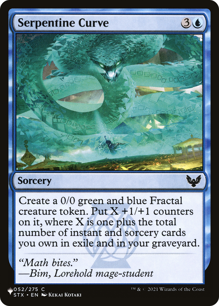 Serpentine Curve [The List] | Boutique FDB TCG