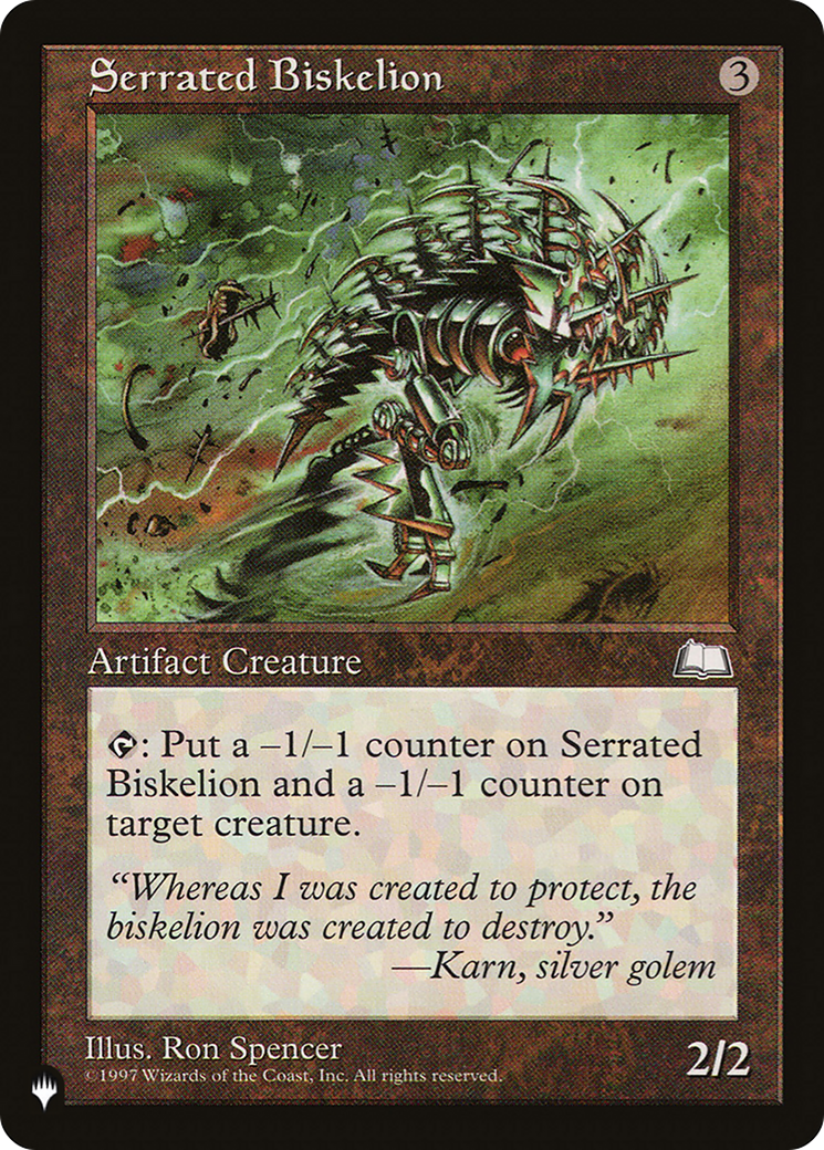 Serrated Biskelion [The List] | Boutique FDB TCG