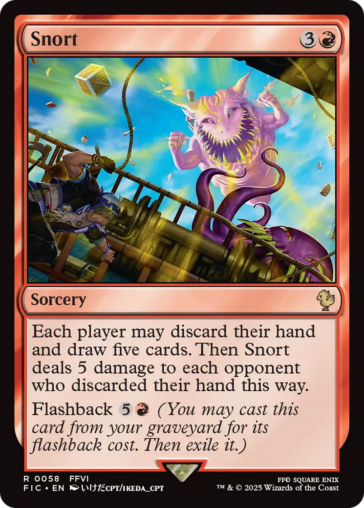 Snort [FINAL FANTASY Commander] | Boutique FDB TCG