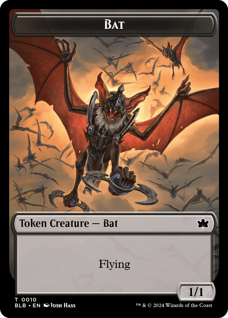 Bat Token [Bloomburrow Tokens] | Boutique FDB TCG