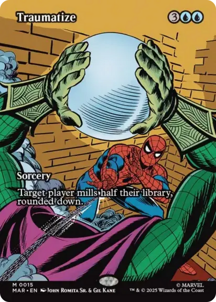 Traumatize (Borderless) [Marvel's Spider-Man: Eternal-Legal] | Boutique FDB TCG