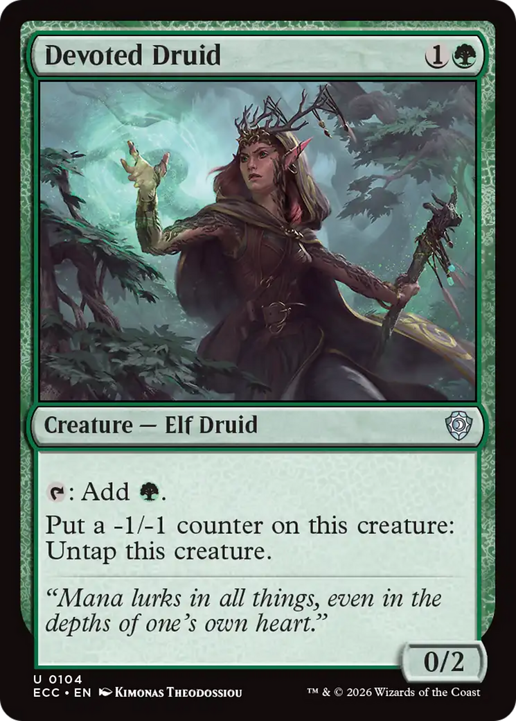 Devoted Druid [Lorwyn Eclipsed Commander] | Boutique FDB TCG