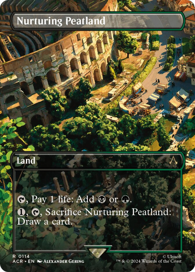 Nurturing Peatland (Borderless) [Assassin's Creed] | Boutique FDB TCG