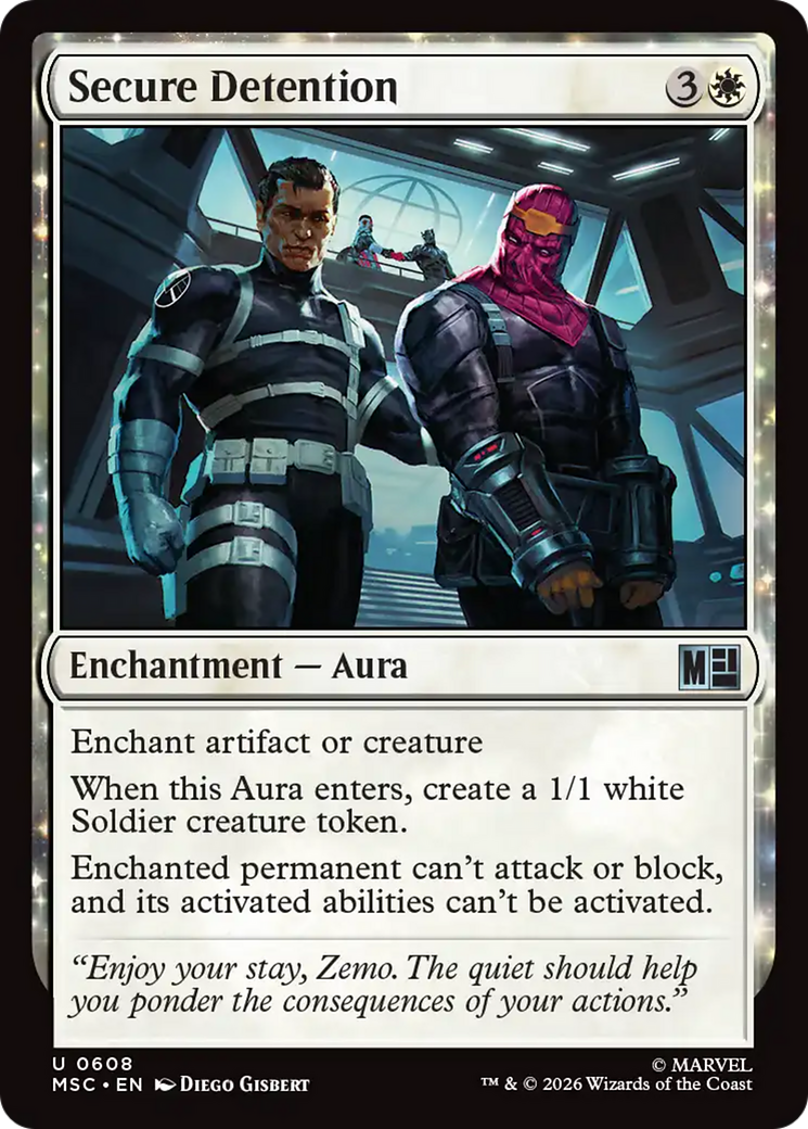 Secure Detention [Marvel Super Heroes Commander] | Boutique FDB TCG