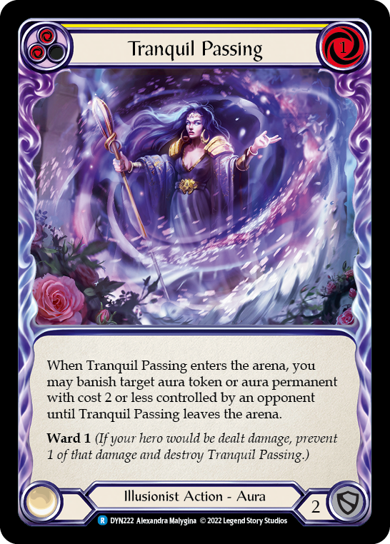 Tranquil Passing (Yellow) [DYN222] (Dynasty) | Boutique FDB TCG