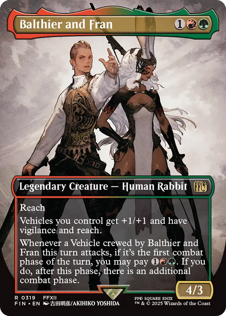 Balthier and Fran (Borderless) (0319) [FINAL FANTASY] | Boutique FDB TCG